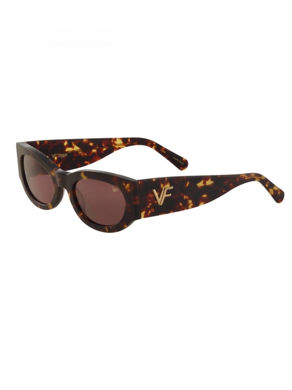 Jagger Tortoiseshell Women's Sunglasses - Brown Lenses